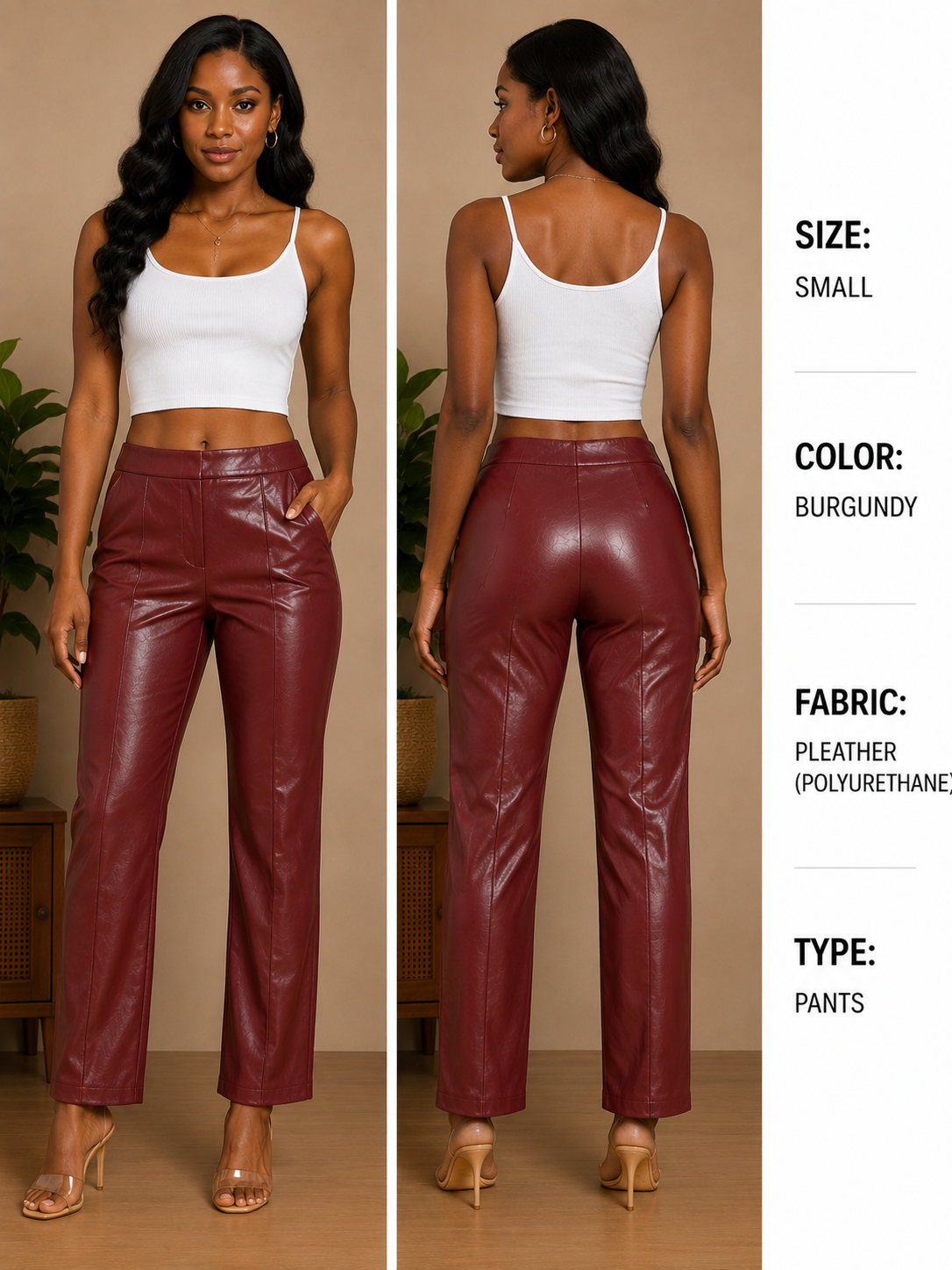 Pleather Pants