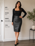 Black Pencil Skirt